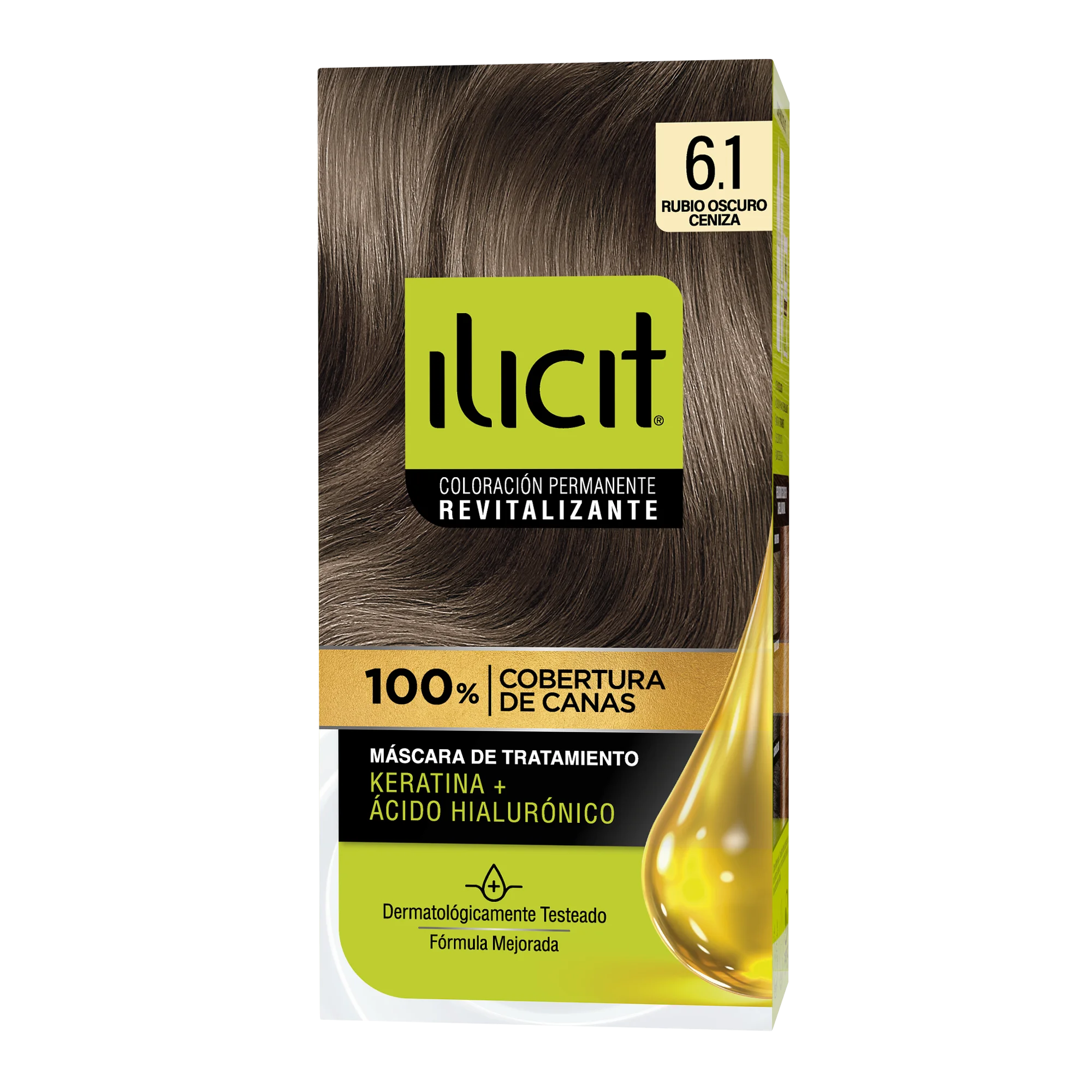 tono 6.1 Rubio Oscuro Ceniza 